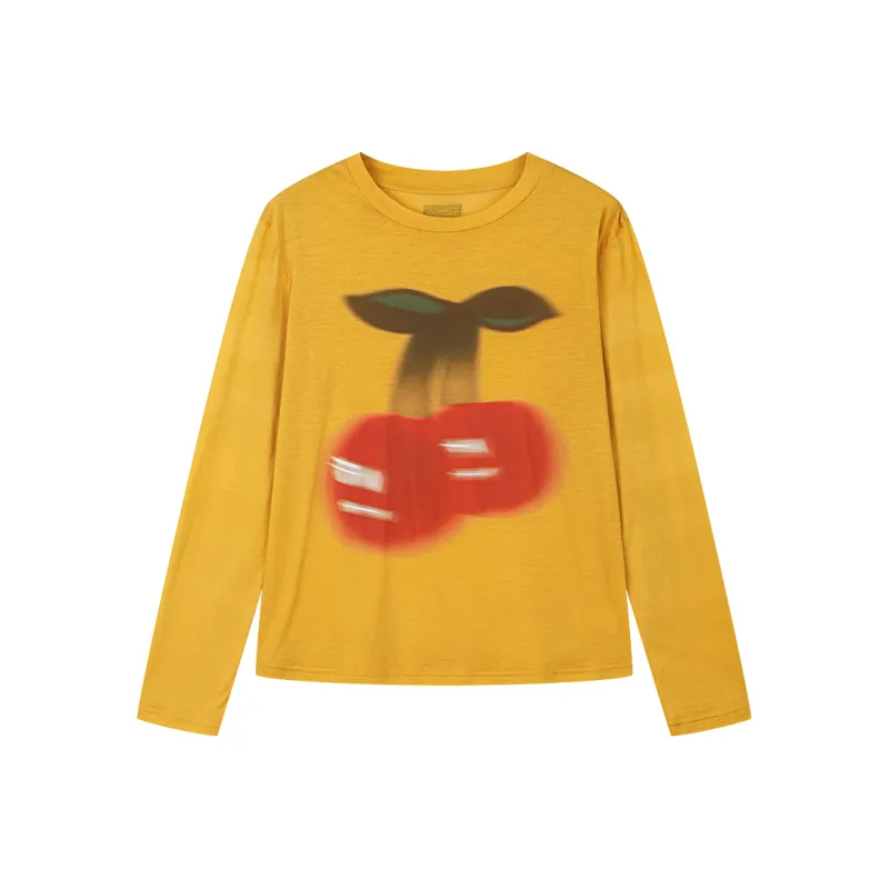 UOOYAA T Shirts Women's Yellow-0