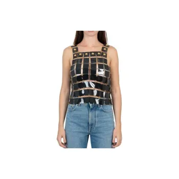 Paco Rabanne Tank Top Women's Silver