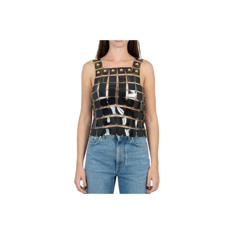 Paco Rabanne Tank Top Women's Silver-0