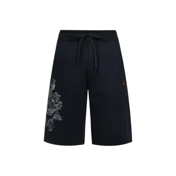 EVISU Sports Shorts Men's Black