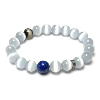 CUIJING Glass Cat Eye Bracelets Unisex