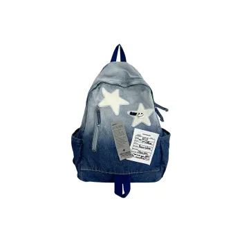 LEXI Denim Backpack Unisex Multicolor