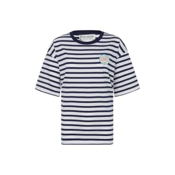 ETRE CECILE Regular T-Shirt Women's White Blue