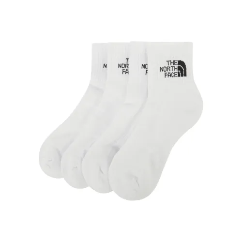 THE NORTH FACE Ankle Socks Men's 4 Pack White