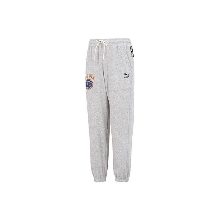PUMA Sports Pants Men Gray-0