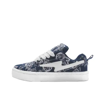 GNVA Canvas Shoes Unisex Navy Blue
