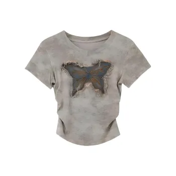 PAIN OR PLEASURE Set in Sleeve T Shirt Women's