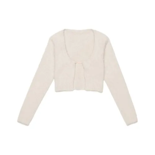 Jacquemus La Maille Neve Manches Longues Top Off White