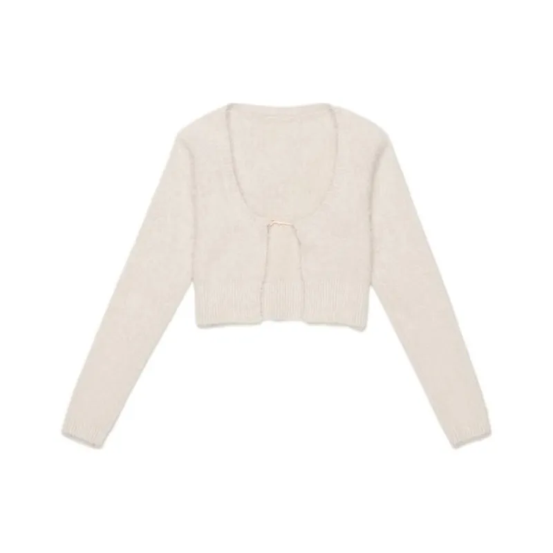 Jacquemus La Maille Neve Manches Longues Top Off White-0