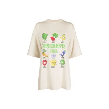 Vetements T-Shirts Women's Beige