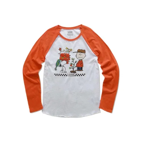 Vans T-Shirt Women's White Orange