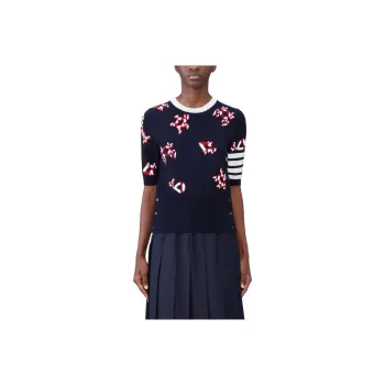 THOM BROWNE· T-Shirt Women's Marine Blue