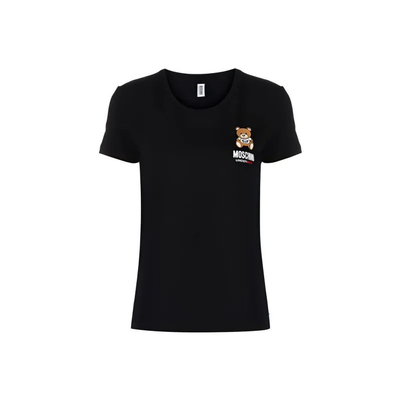 MOSCHINO Logo Printed Crewneck T Shirt-0
