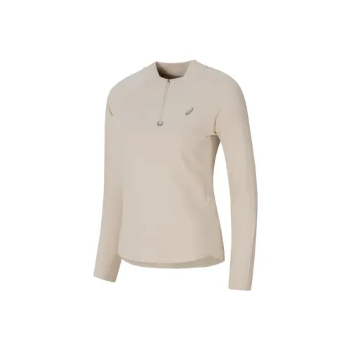 Asics T Shirts Women's Beige