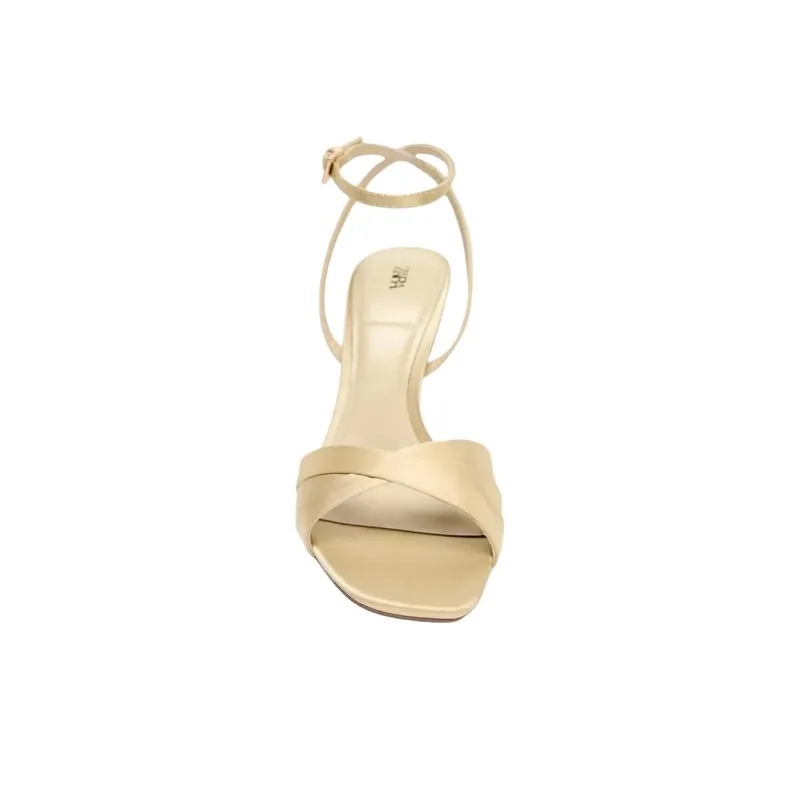 ZARA One Strap Sandals 9cm Women's Ecru-2