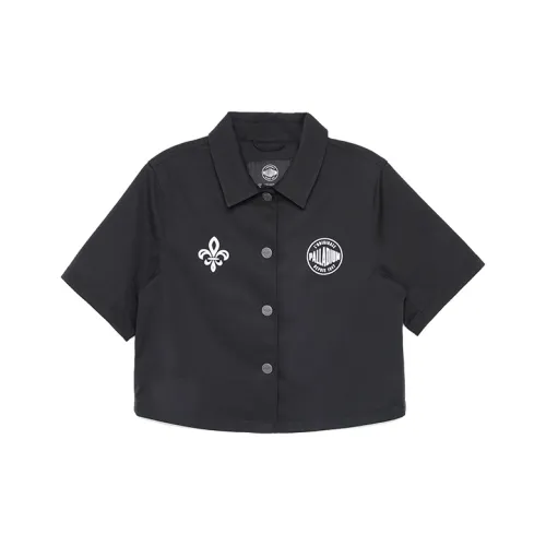 Palladium Crop Tops Women's Lead Black
