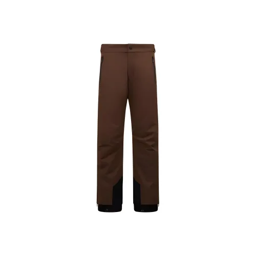 Moncler Ski Pants Men Brown