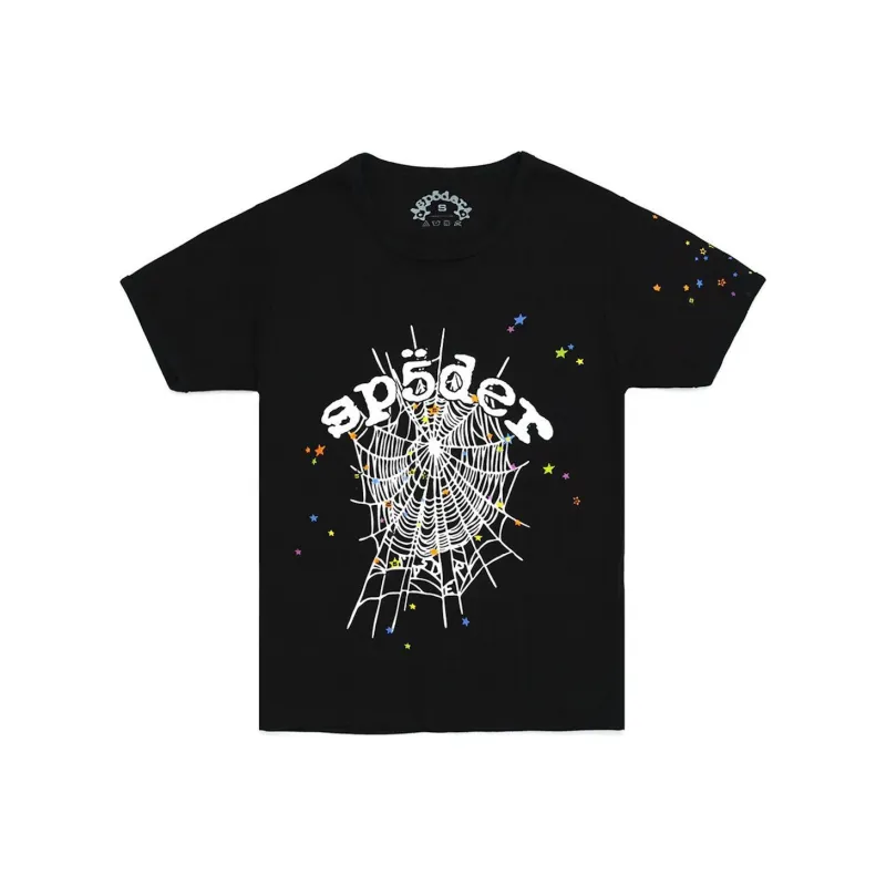 Sp5der Women's Og Web V2 Tee Onyx-0