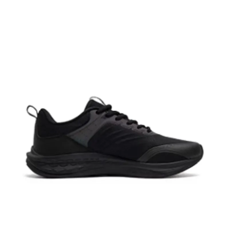 361° Anti Slip Wear Resistant Low Top Running Shoes Men's Black Gray-1