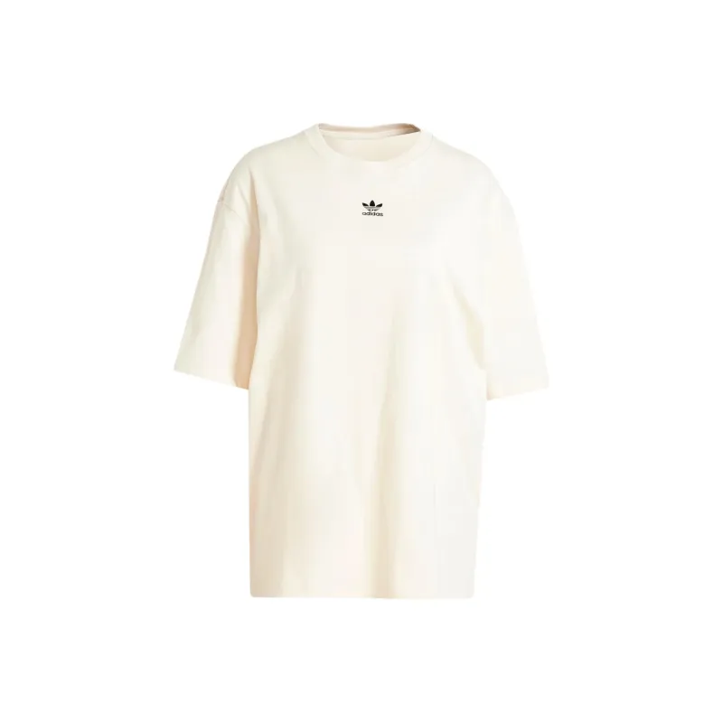 Adidas Women's Essentials Boyfriend T Shirt Wonder White-0