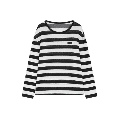 Mo Han Yi Mei T Shirt Women's Black White