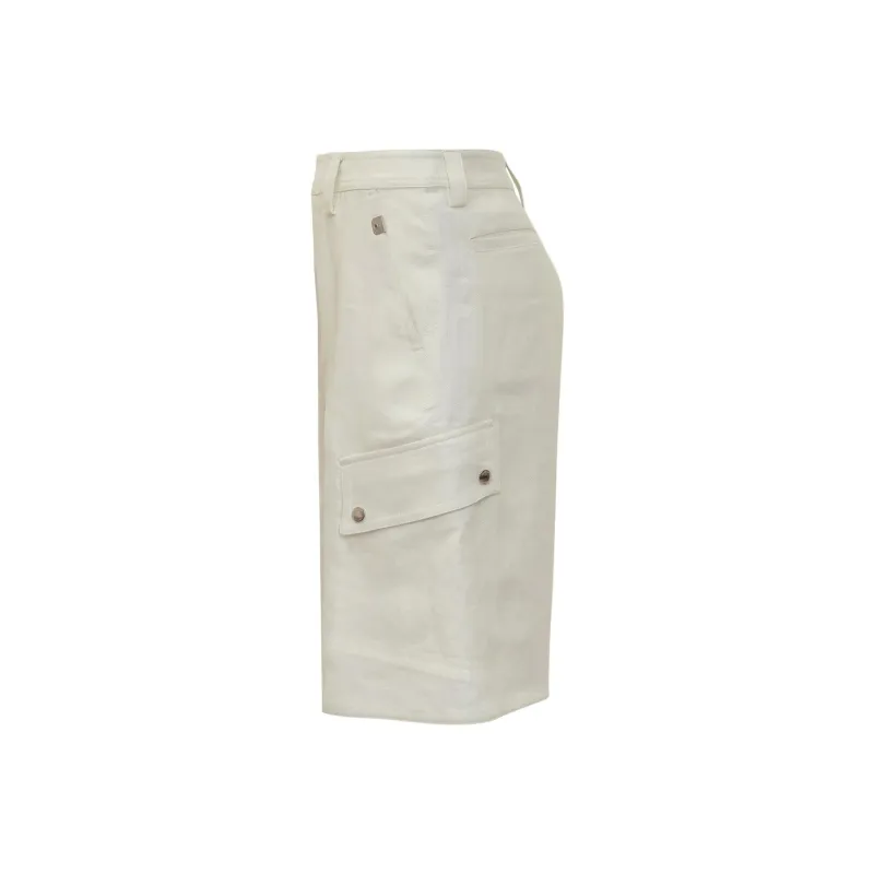 Off Linen Shorts-2