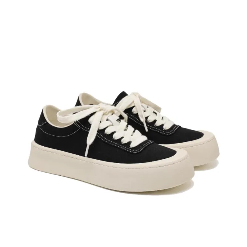 WEISHIBANGWEI Canvas Shoes Men's Black-1