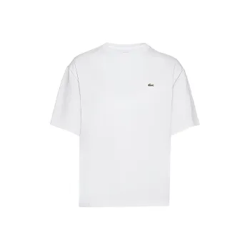 LACOSTE Regular T Shirt Women's White