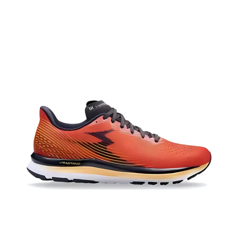 361° Anti Slip Wear Resistant Low Top Running Shoes Men's Orange Black-1