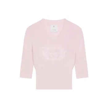 Givenchy Medallion Jacquard Knit Top