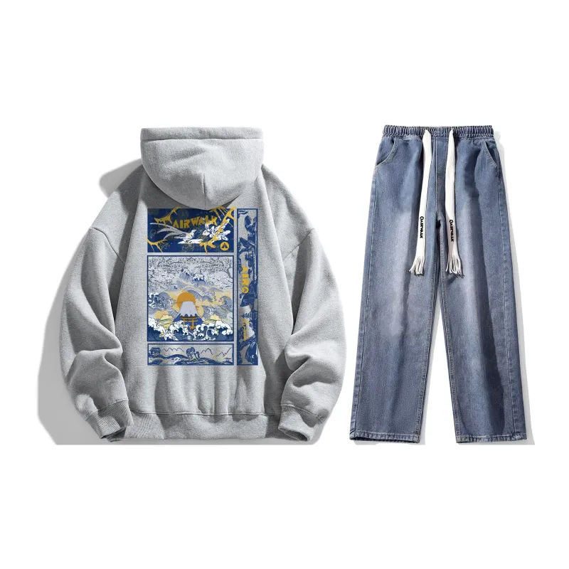 Airwalk Sweatshirt Sets Unisex-22