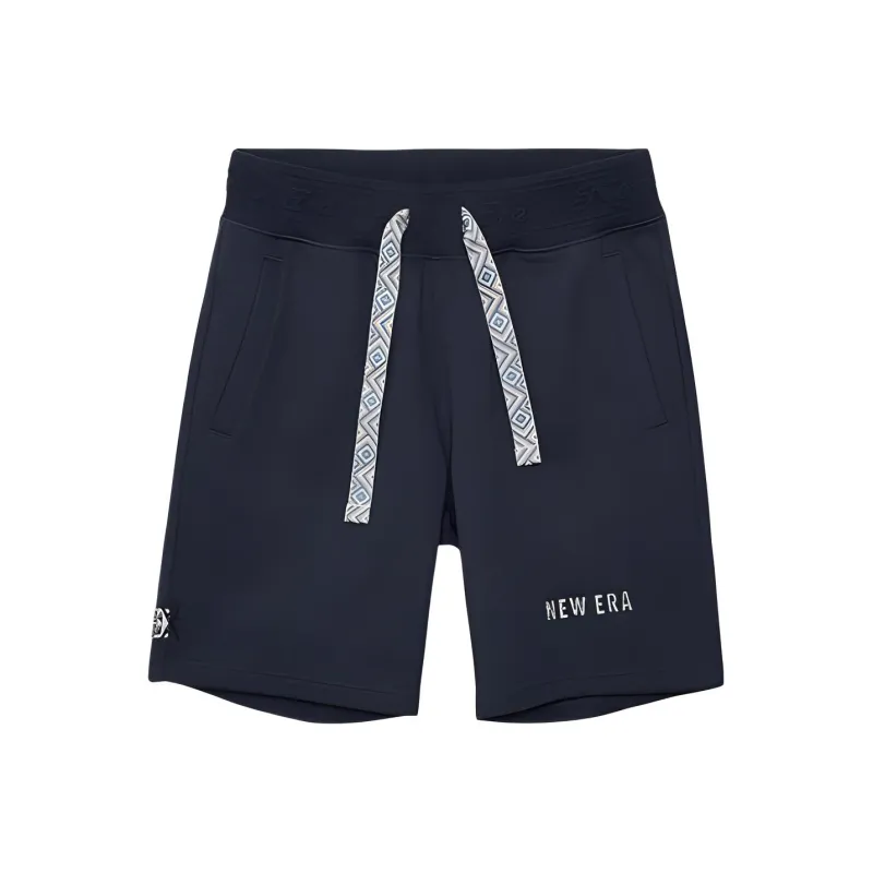 New Era SS24 Skateboard Collection Casual Shorts Unisex Navy Blue-0