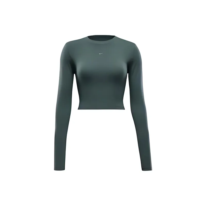 Nike Sportswear Chill Knit Women's Slim Long Sleeve Cropped Top-0