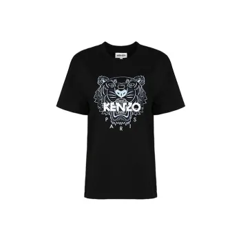 KENZO Classic Tiger Head T Shirts Women's Black