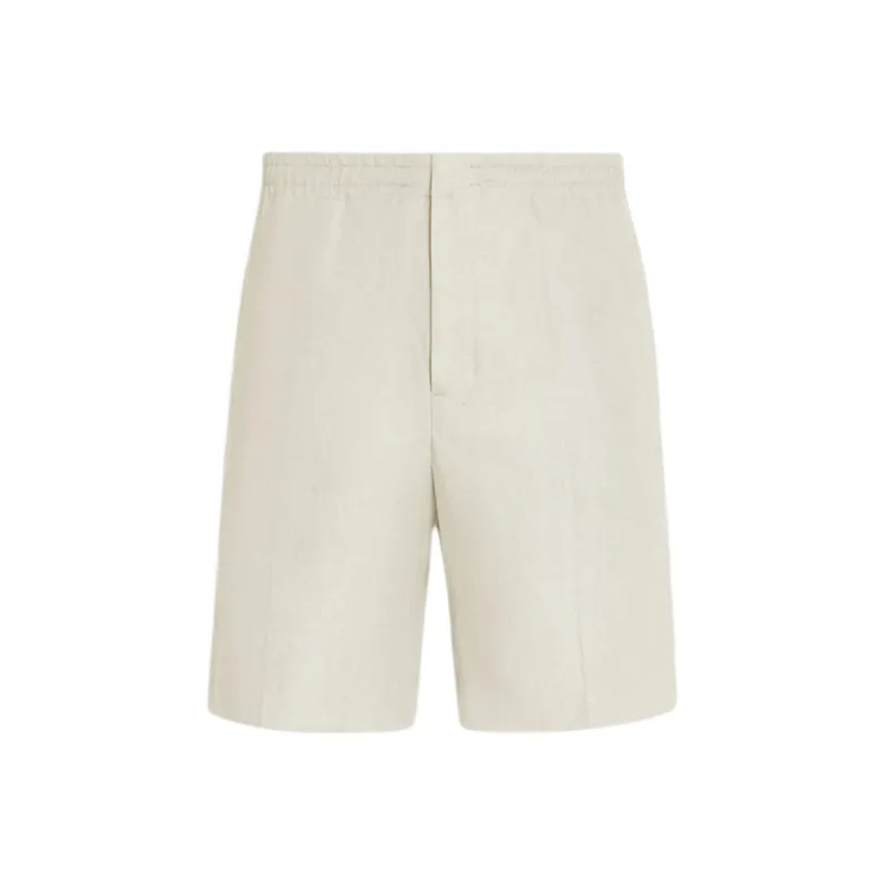 Ermenegildo Zegna Oasi Lino Bermuda Shorts-0
