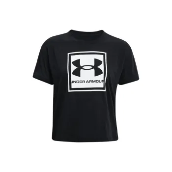Under Armour Drop Shoulder Sleeve T Shirt Women's Black