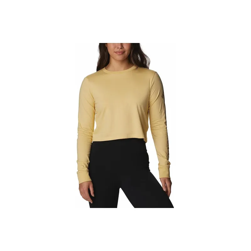 Columbia Cades T Shirts Women's Yellow-0