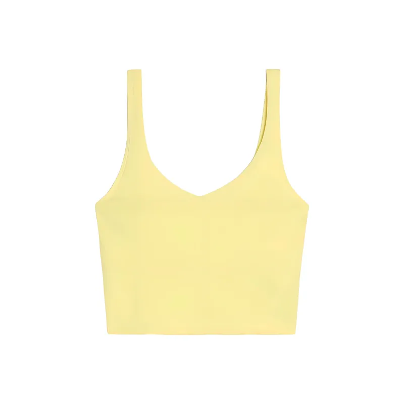 Hollister Tank Tops Women's Yellow-0