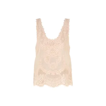 Zimmermann Natura Lace-Patch Tank Top