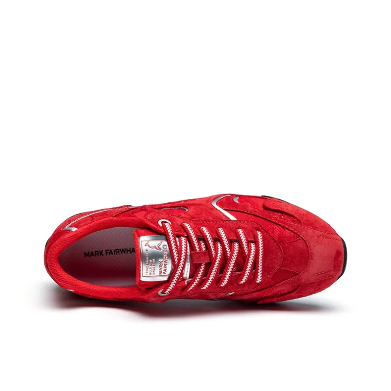 FAIRWHALE Low Top Casual Shoes Unisex Race Red-12