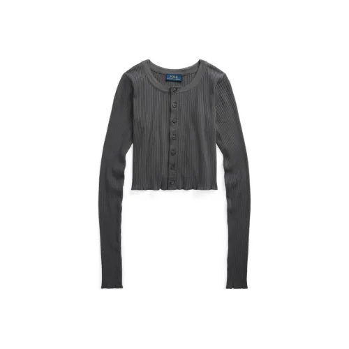 Polo Ralph Lauren Crop Tops Women's Gray