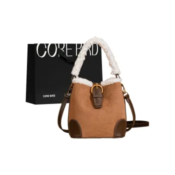 CORE BIRD PU One Shoulder Handbags Regular Women's Brown/Coffee/Black