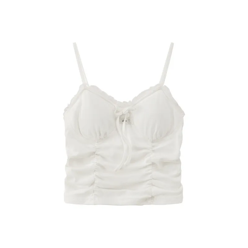 CHUU Tank Tops Women's White With Pads-0