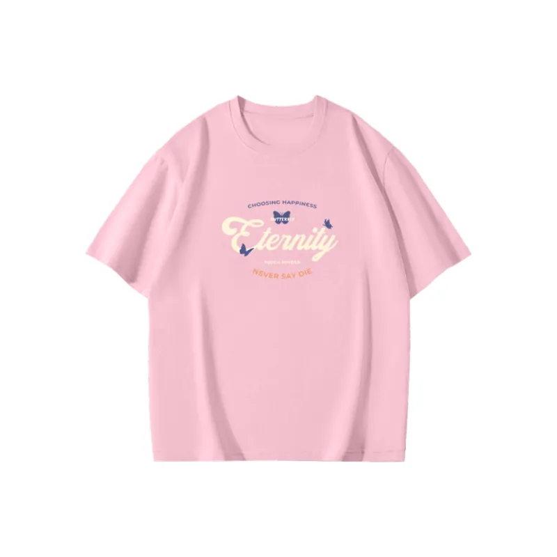 Cotton Gene Drop Shoulder Sleeve T Shirt Women's-5