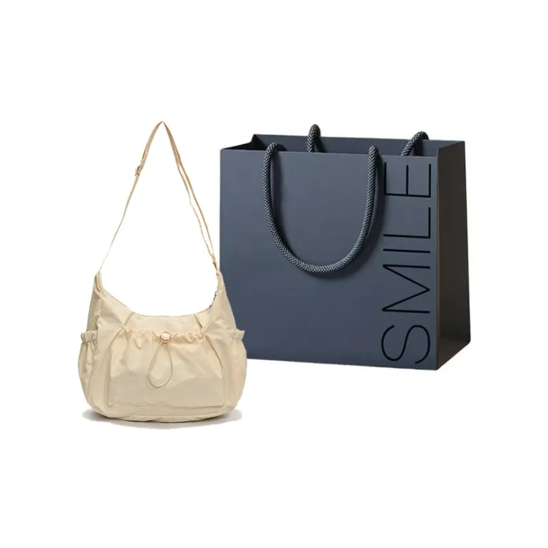 SWIMADE Oxford Shoulder Bag Women's White/Gray/Pink/Black/Blue-7