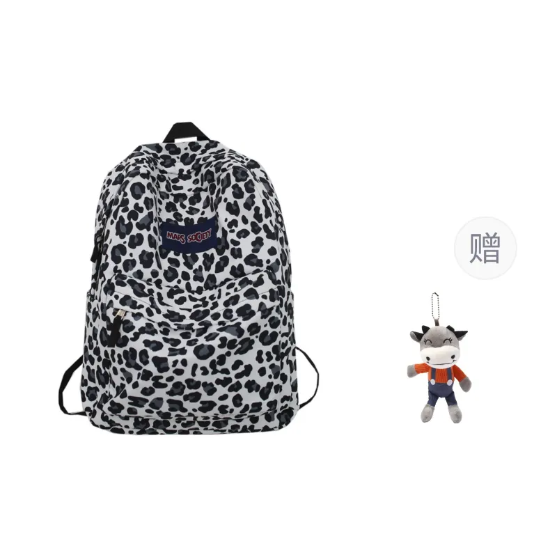 URBAN FOREST Nylon Backpack Unisex Pink/Blue/Black-9