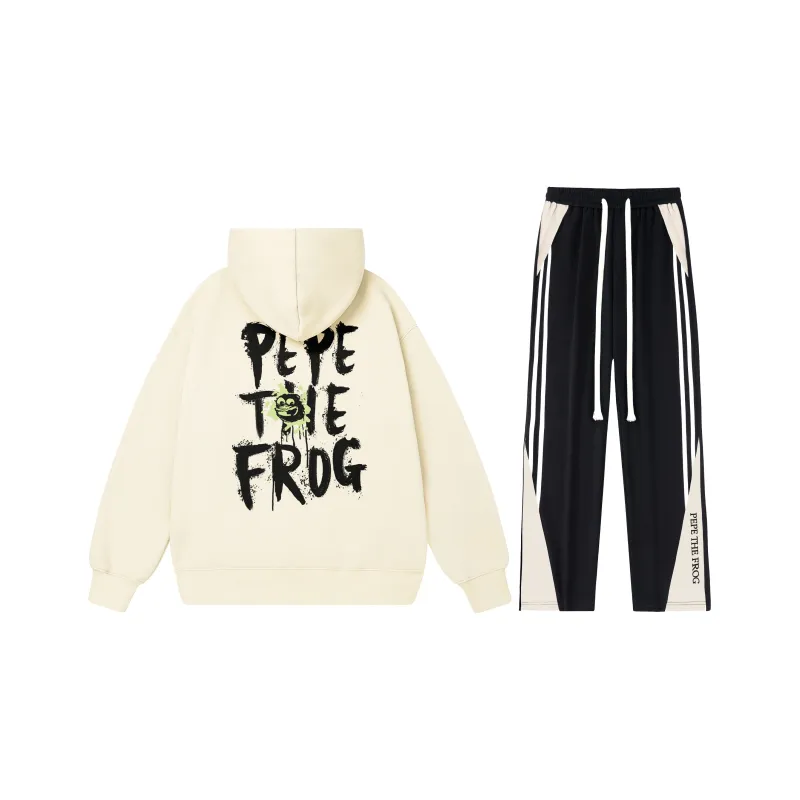 Pepe The Frog Sweatshirt Sets Unisex-9