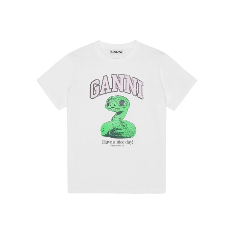 GANNI T Shirt Women's Bright White-0