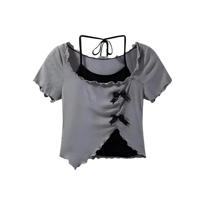 PAIN OR PLEASURE T Shirt Women's Gray-0