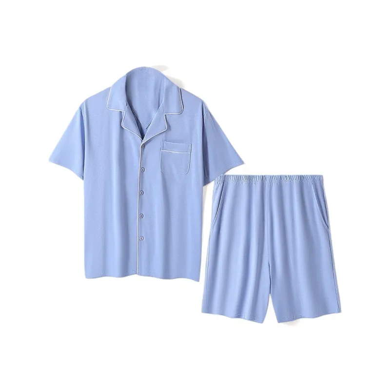 H YXIANG Men Pajama Sets-8